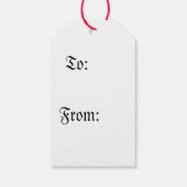 Wyvern Cadeaulabel (Achterkant)