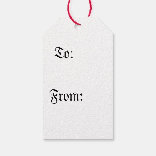 Wyvern Cadeaulabel (Achterkant)