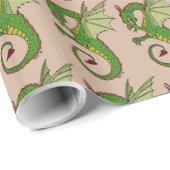 Wyvern Cadeaupapier (Rol Hoek)