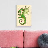 Wyvern Canvas Afdruk (Insitu (Woonkamer))