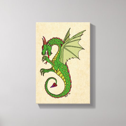 Wyvern Canvas Afdruk (Voorkant)