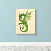 Wyvern Canvas Afdruk (Insitu (Houten vloer))
