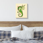 Wyvern Canvas Afdruk (Insitu (Slaapkamer))