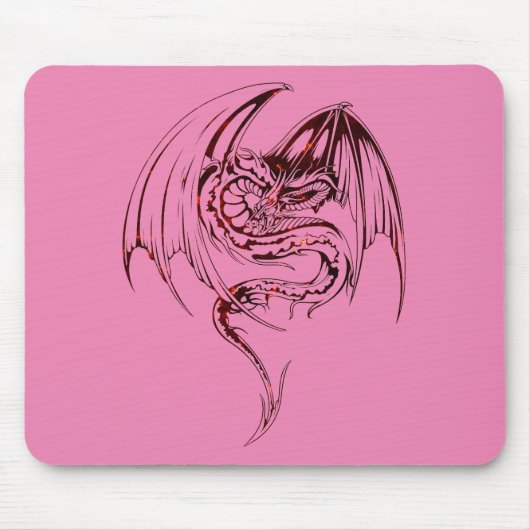 Wyvern Dragon zijn fantasy Mythical Createmuis Muismat (Voorkant)