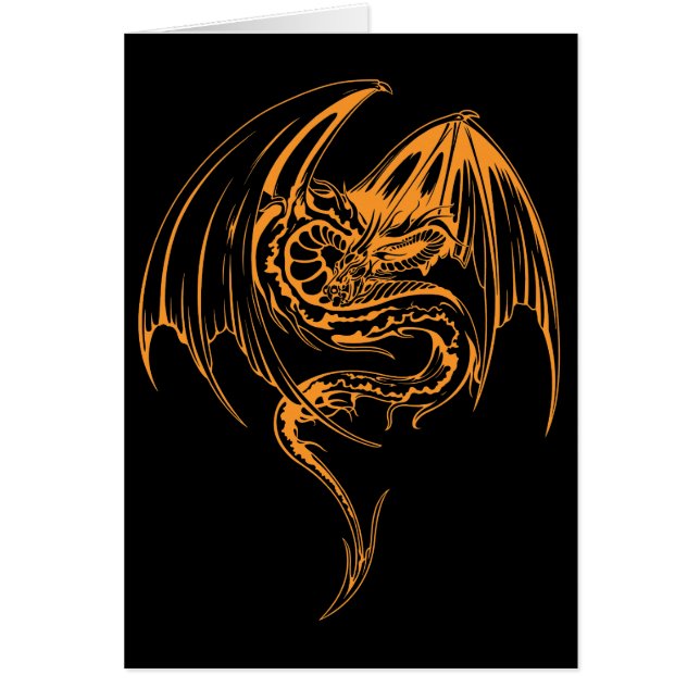 Wyvern Dragon zijn fantasy Mythical Creaters (Voorkant)