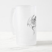 Wyvern Dragon zijn fantasy Mythical Creaters Matglas Bierpul (Voorkant links)