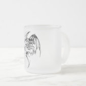 Wyvern Dragon zijn fantasy Mythical Creaters Matglas Koffiemok (Voorkant rechts)