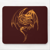 Wyvern Dragon zijn fantasy Mythical Creaters Muismat (Voorkant)