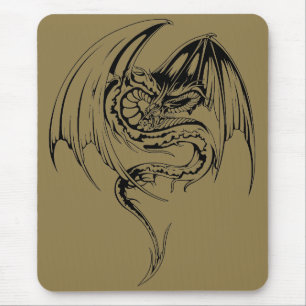 Wyvern Dragon zijn fantasy Mythical Creaters Muismat