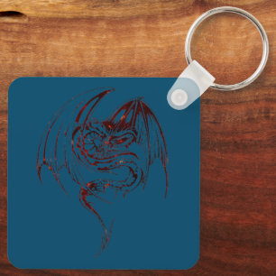 Wyvern Dragon zijn fantasy Mythical Creaters Sleutelhanger