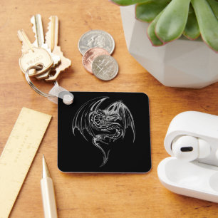 Wyvern Dragon zijn fantasy Mythical Creaters Sleutelhanger