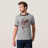 Wyvern Dragon zijn fantasy Mythical Creatures T-Sh T-shirt (Voorkant volledig)