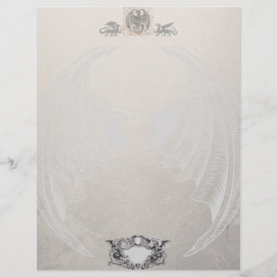 Wyvern King Letterhead Briefhoofd