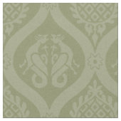 Wyvern Ogee, Spring Green Stof (Close Up)