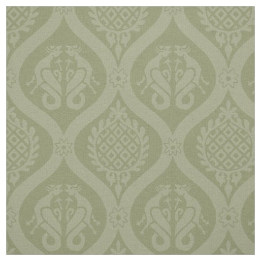 Wyvern Ogee, Spring Green Stof (Swatch)