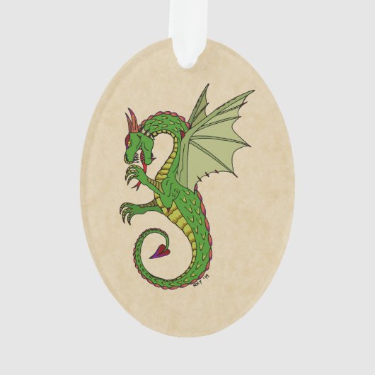 Wyvern Ornament (achterkant)