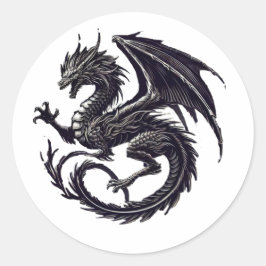 Wyvern Ronde Sticker