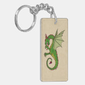 Wyvern Sleutelhanger (Voorkant Links)