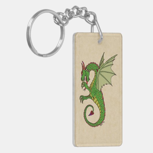 Wyvern Sleutelhanger (Voorkant Links)