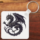 Wyvern Sleutelhanger (Achterkant)