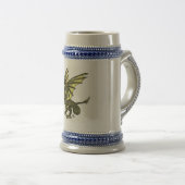 Wyvern Stein Bierpul (Voorkant rechts)