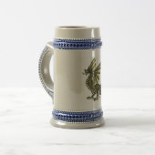 Wyvern Stein Bierpul (Voorkant links)