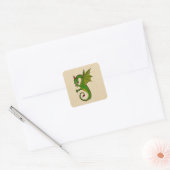 Wyvern Vierkante Sticker (Envelop)