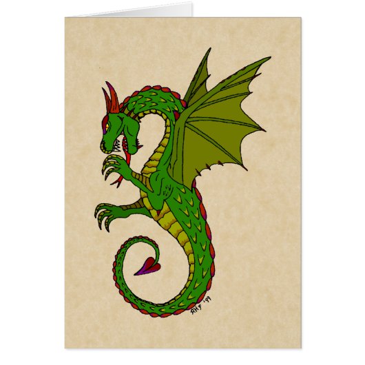 Wyvern Wenskaart (Voorkant)