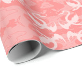 Wyverns in Roze Cadeaupapier (Rol Hoek)