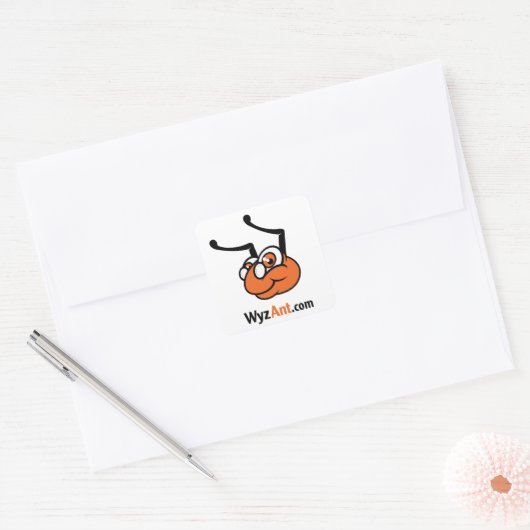 WyzAnt.com Vierkante Sticker (Envelop)