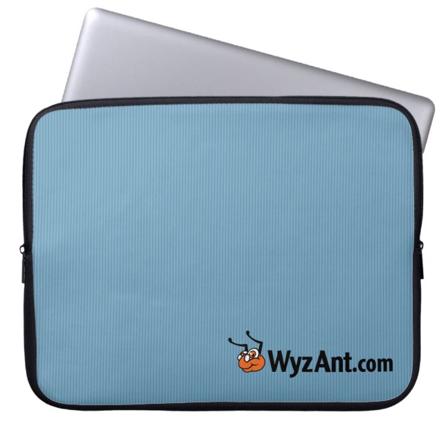 WyzAnt Logo neopreen laptophoes van 15 inch Laptop Sleeve (Voorkant)
