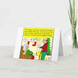 x08 kerstkaart van onze advocaat - cartoon feestdagen kaart