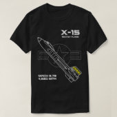 X15 Rocket Plane T-shirt (Design voorkant)