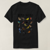 &x27;Bird Nerd Different Kinds of Bird&x27; Cute B T-shirt (Design voorkant)