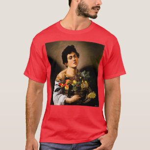 x27-peuter met een mandje Fruitx27 T-shirt