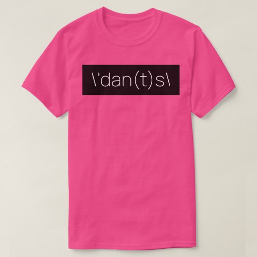 x27dants Dance Self Esm Krachtige prijsopgave T-shirt (Design voorkant)
