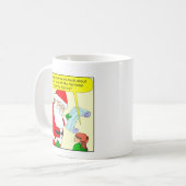 x43 santa-werken voor NSA-cartoon Koffiemok (Voorkant links)