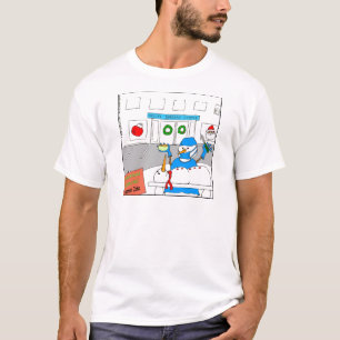 x45 cartoon voor rotneus t-shirt