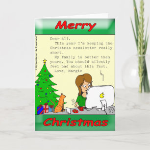 x62 Mijn familie is beter dan die van u... Feestdagen Kaart