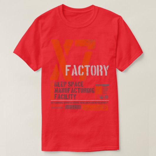 X7 Fabrieksstation T-shirt (Design voorkant)