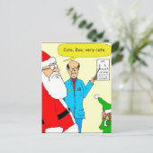 x80 schattige cartoon van de oogarts briefkaart (Staand voorkant)