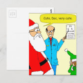 x80 schattige cartoon van de oogarts briefkaart (Voorkant / Achterkant)