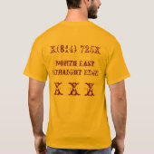 x814725x2, noordoostelijke rechte rand t-shirt (Achterkant)