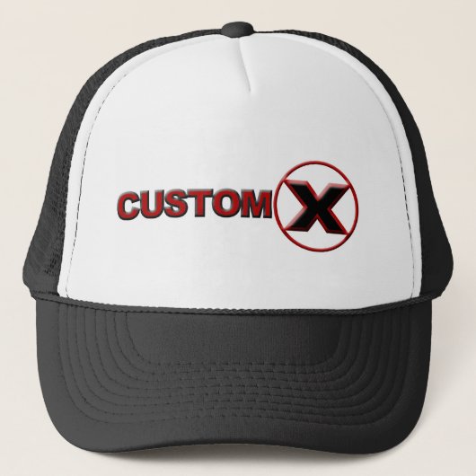 X 2010 vrachtwagenhoed trucker pet (Voorkant)