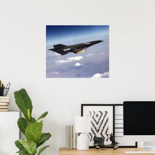 X-43A Hypersonic Ramjet poster 20 x 24 inch (Thuiskantoor)