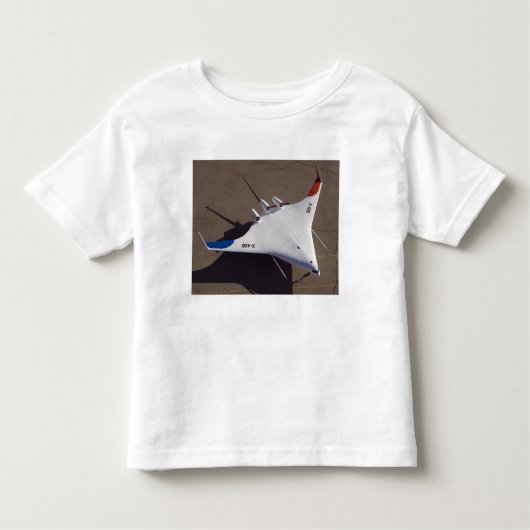 X-48B Onbemande luchtvaartuigen met blanco vleugel Kinder Shirts (Voorkant)