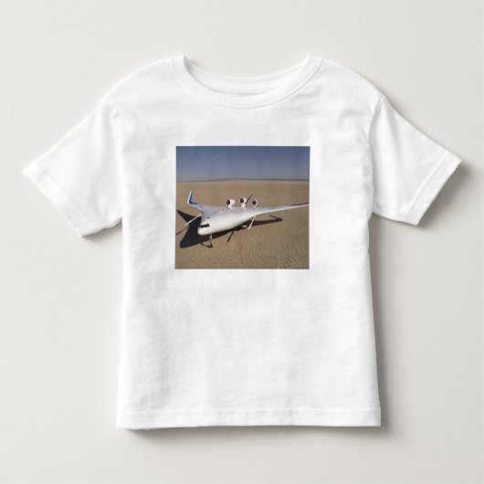 X-48B Onbemande luchtvaartuigen met blanco vleugel Kinder Shirts (Voorkant)
