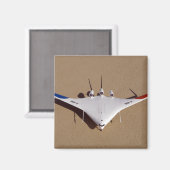 X-48B Onbemande luchtvaartuigen met blanco vleugel Magneet (Voorkant / Achterkant)