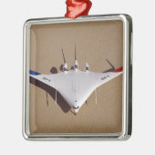 X-48B Onbemande luchtvaartuigen met blanco vleugel Metalen Ornament (Links)