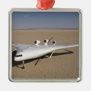 X-48B Onbemande luchtvaartuigen met blanco vleugel Metalen Ornament